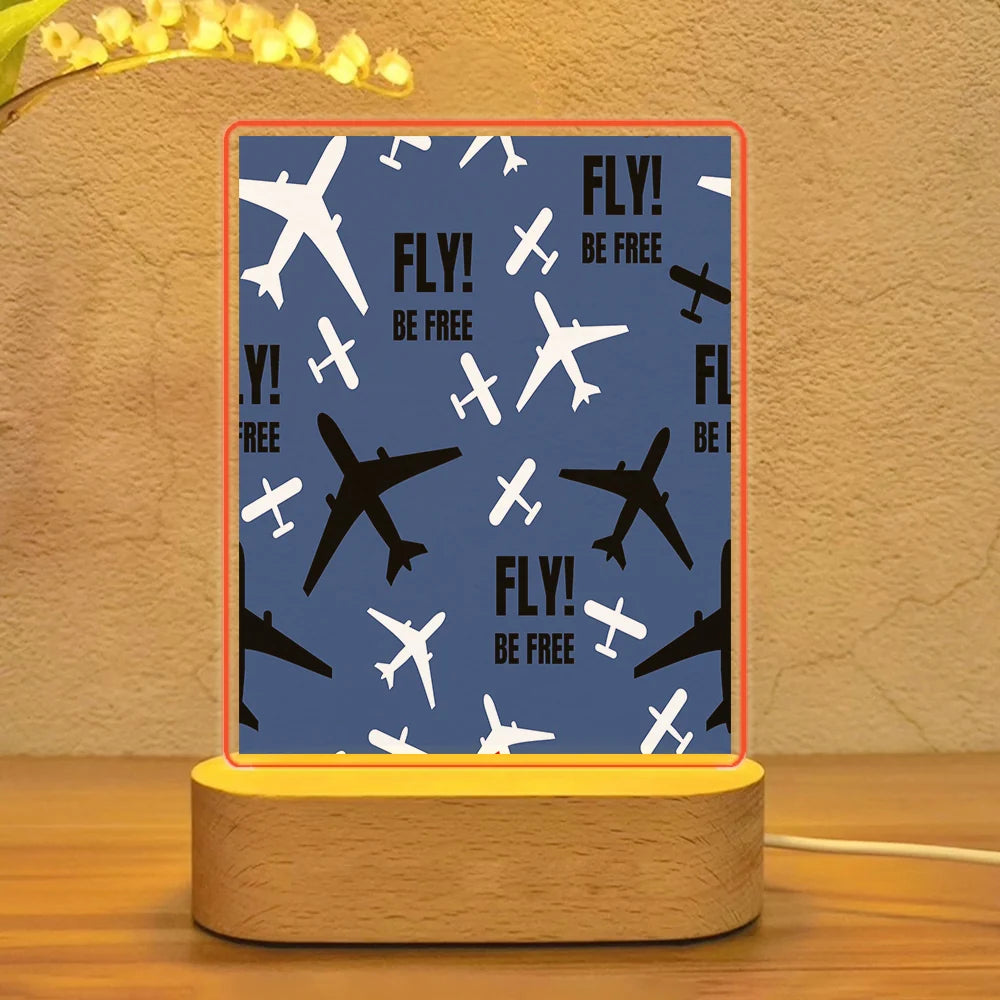Fly Be Free Blue Lamp - view 5