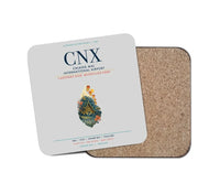 Thumbnail for Chiang Mai International Airport (CNX) design on light gray 1 piece coaster
