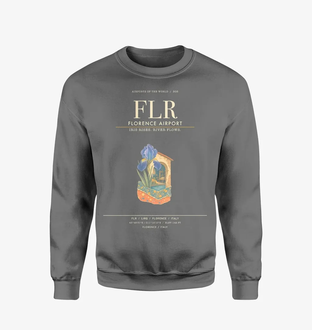 Florence Airport FLR Sweatshirt - Gray