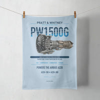 Thumbnail for PW1500G design on light blue towel