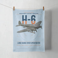 Thumbnail for Heinkel He 111H-6 design on light blue towel
