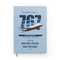 Thumbnail for Boeing 767-300F design on light blue notebook