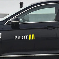 Thumbnail for Pilot & Stripes Car Sticker - view 5