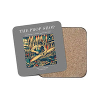 Thumbnail for The Prop Shop - Designed Coasters design on gray 1-piece