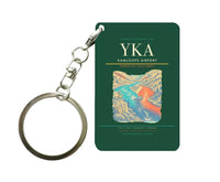 Thumbnail for Kamloops Airport (YKA) design on dark green key chain