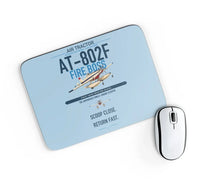 Thumbnail for Air Tractor AT-802F Fire Boss design on light blue rectangle mouse pad