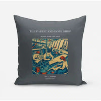 Thumbnail for VINTAGE G4168 - The Fabric And Dope Shop - Designed Pillows design on gray