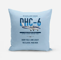 Thumbnail for DHC-6 Twin Otter Classic 300-G design on light blue pillow
