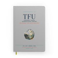 Thumbnail for Chengdu Tianfu International Airport (TFU) design on light gray notebook