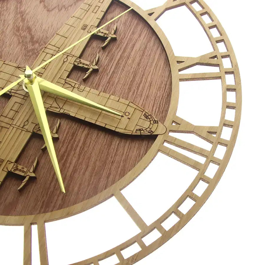 Customisable Super Military Aircraft 2 Wall Clock - view 5