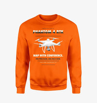 Thumbnail for DJI Phantom 4 RTK design on orange sweatshirt