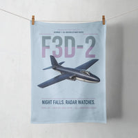 Thumbnail for F3D-2 Skyknight design on light blue towel