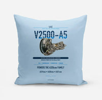 Thumbnail for V2500-A5 design on light blue pillow