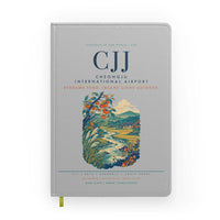 Thumbnail for Cheongju International Airport (CJJ) design on light gray notebook
