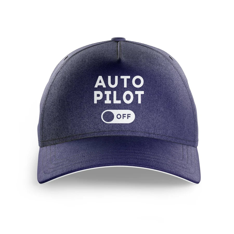 Auto Pilot Off Printed Hat - view 5