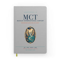 Thumbnail for Muscat International Airport (MCT) design on light gray notebook