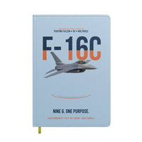 Thumbnail for F-16C Fighting Falcon Nine G One Purpose design on light blue notebook