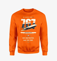 Thumbnail for Boeing 767-300F design on orange sweatshirt