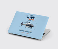 Thumbnail for Airbus H135 design on light blue MacBook case