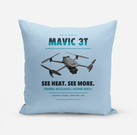 Thumbnail for DJI Mavic 3 Thermal design on light blue pillow
