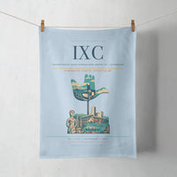 Thumbnail for Shaheed Bhagat Singh International Airport (IXC) design on light blue towel