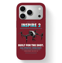 Thumbnail for DJI Inspire 2 Case design on dark red iphone case