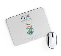 Thumbnail for Fukuoka Airport (FUK) design on light gray rectangle mouse pad