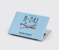 Thumbnail for B-24J Liberator design on light blue MacBook case