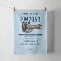 Thumbnail for PW2040 design on light blue towel