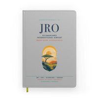 Thumbnail for Kilimanjaro International Airport (JRO) design on light gray notebook