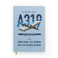 Thumbnail for Airbus A319ceo design on light blue notebook