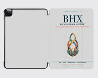Thumbnail for Birmingham Airport (BHX) design on light gray ipad tablet case