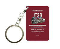 Thumbnail for JT3D Key Chain design on dark red key chain