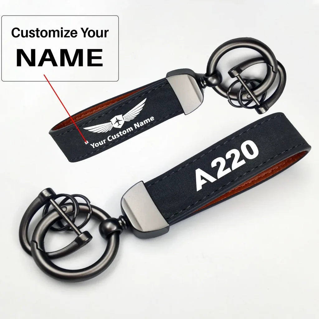 Customisable Airbus A220 Key Chain - view 5