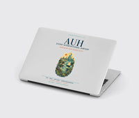 Thumbnail for Abu Dhabi Zayed International Airport (AUH) design on light gray MacBook case