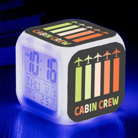 Thumbnail for Colourful Cabin Crew Digital Alarm Clock - view 5