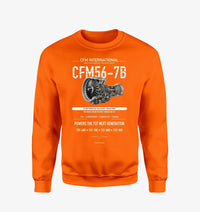 Thumbnail for CFM56-7B design on orange sweatshirt