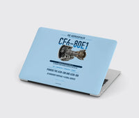 Thumbnail for CF6-80E1 design on light blue MacBook case