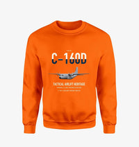 Thumbnail for Transall C-160D design on orange sweatshirt