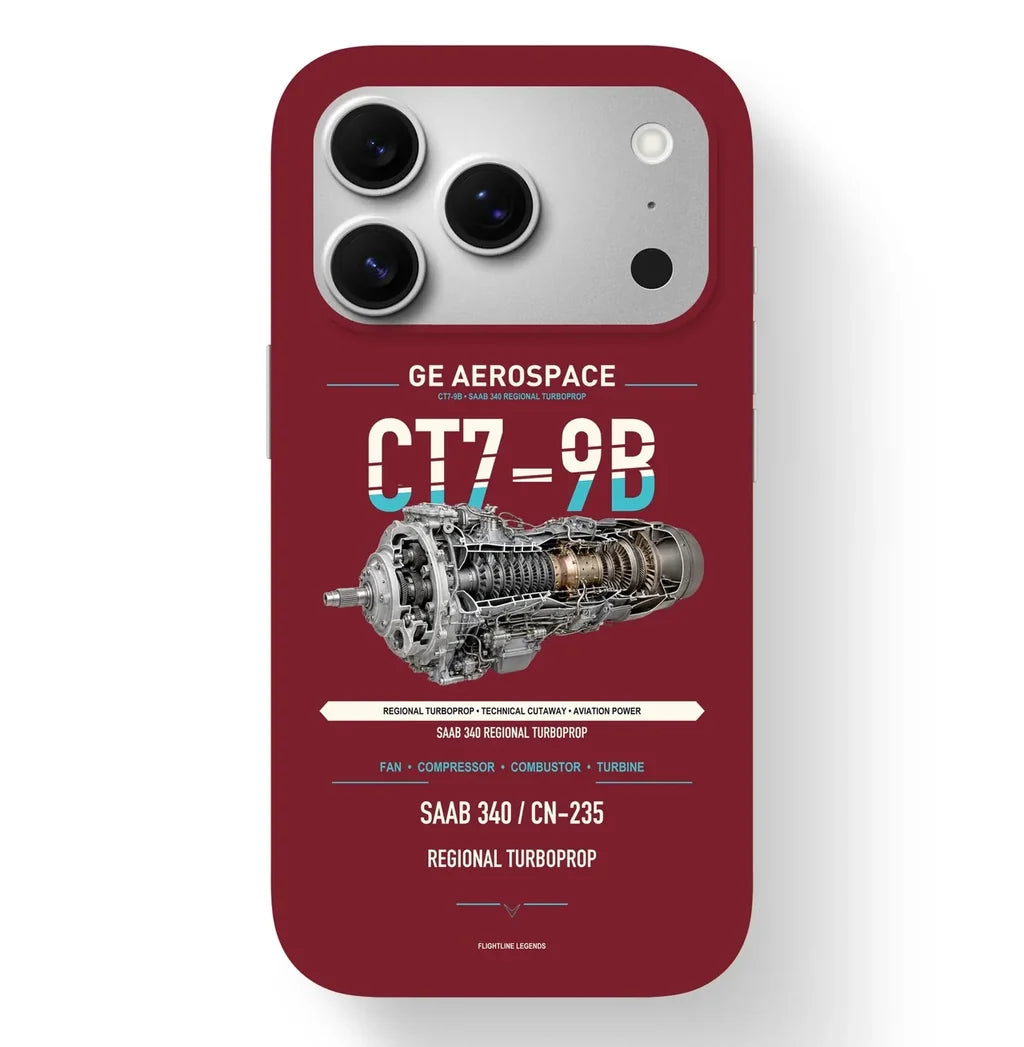 CT7-9B Case design on dark red iphone case