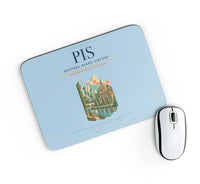 Thumbnail for Poitiers–Biard Airport (PIS) design on light blue rectangle mouse pad