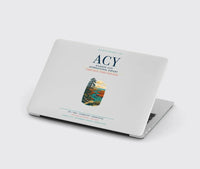 Thumbnail for Atlantic City International Airport (ACY) design on light gray MacBook case