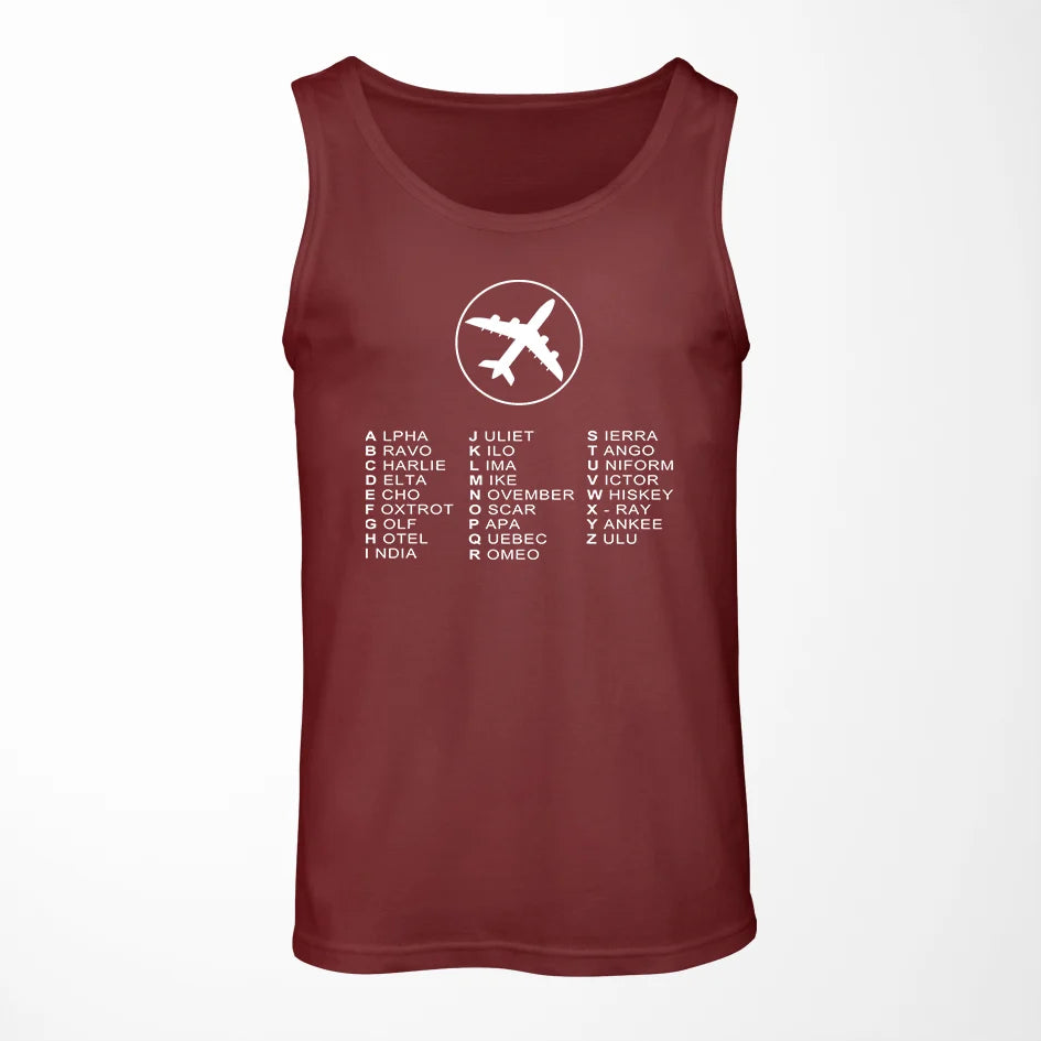 Aviation Alphabet Tank Top - view 5
