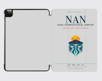 Thumbnail for Nadi International Airport (NAN) design on light gray ipad tablet case