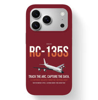 Thumbnail for RC-135S Cobra Ball design on dark red magsafe iphone case, for iPhone 17 Pro