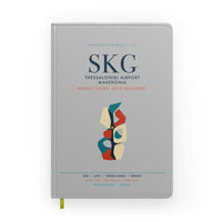 Thumbnail for Thessaloniki Airport “Makedonia” (SKG) design on light gray notebook