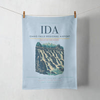 Thumbnail for Idaho Falls Regional Airport (IDA) design on light blue towel