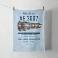 Thumbnail for AE 3007 design on light blue towel
