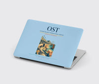 Thumbnail for Ostend-Bruges International Airport (OST) design on light blue MacBook case