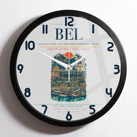 Thumbnail for Belem Val de Cans - Julio Cezar Ribeiro International Airport BEL Wall-Clock Framed - Light Gray